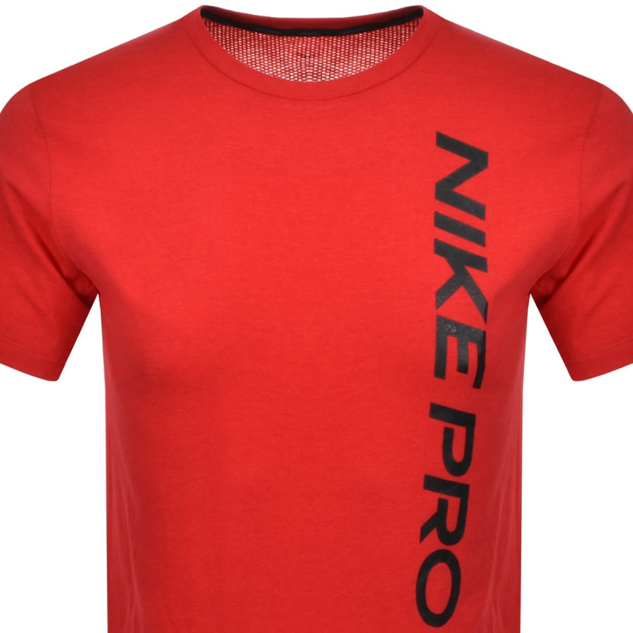 Alternative Image for ProductNike Training Burnout Logo T Shirt Red2
